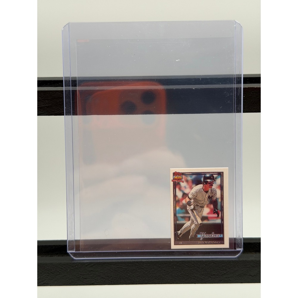 1991 Topps 40 Years of Baseball Don Mattingly 100 New York Yankees Card